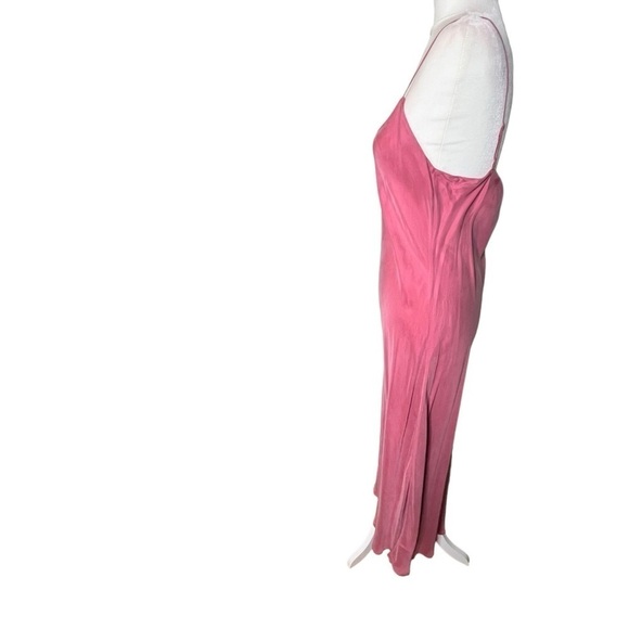 J.Crew Gwyneth Cupro-Blend MIDI Slip Dress in Dusty Pink Color Size 10 - Picture 3 of 12